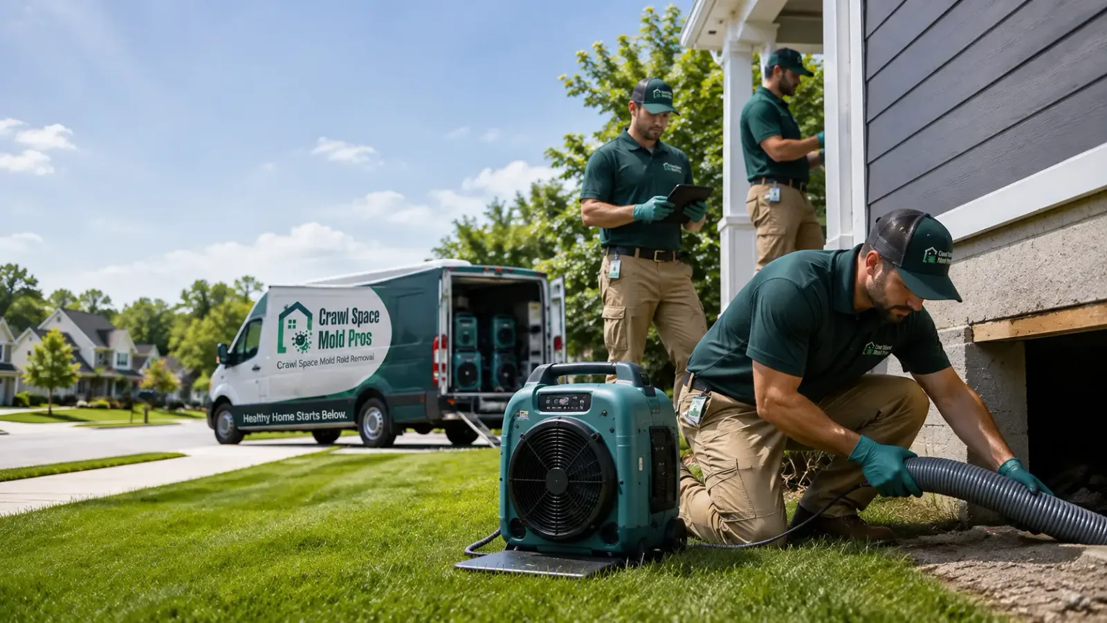 Crawl Space Mold Removal in Greenfield, MO